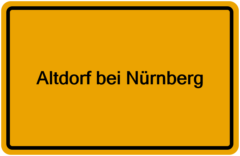 Handelsregisterauszug Altdorf bei Nürnberg